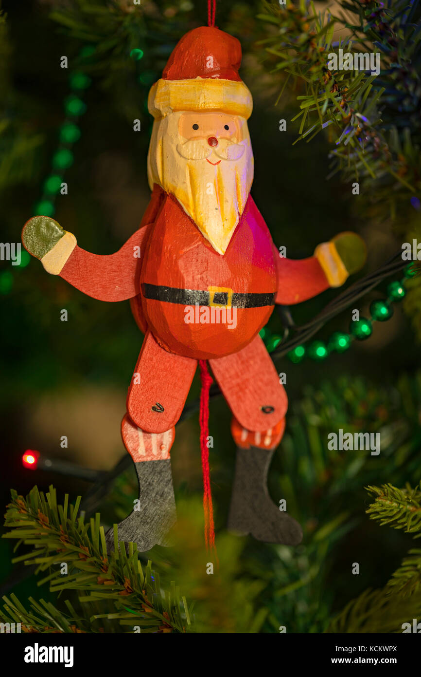 Décoration d'arbre de Noël idées design pour cartes de Noël Banque D'Images