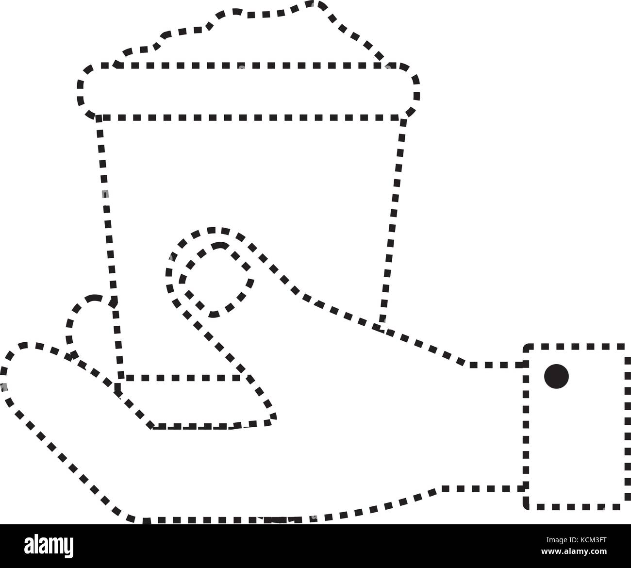 Icône pot jardinage Illustration de Vecteur