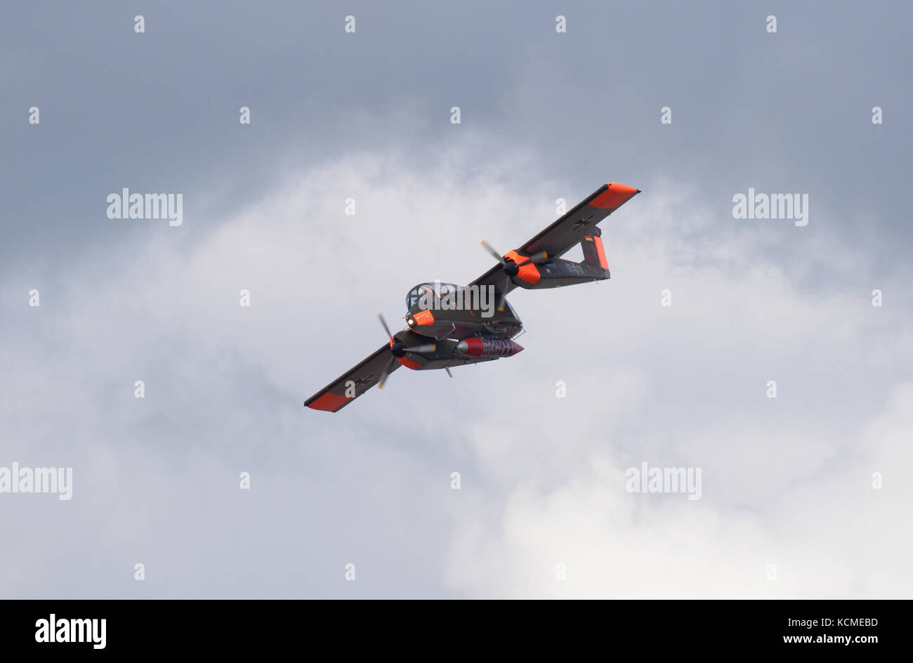 Ov-10 bronco volant à Southport Air Show Banque D'Images
