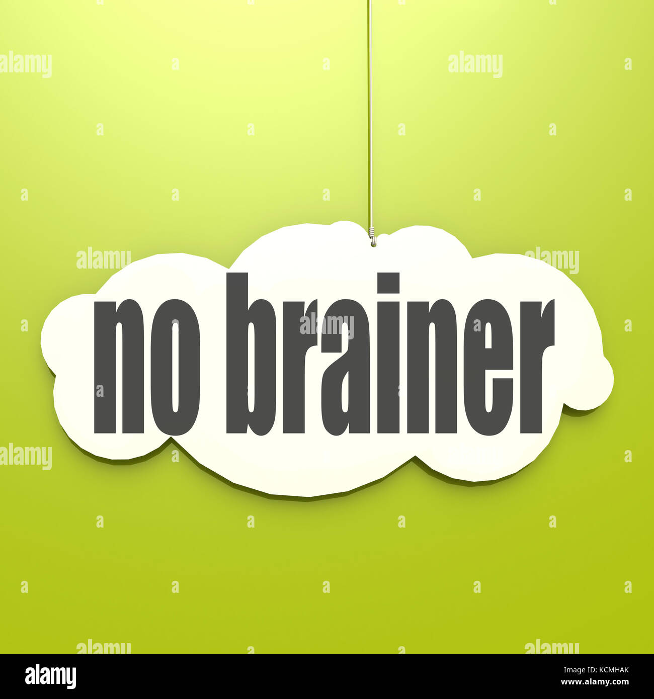 Nuage Blanc avec aucun brainer image avec hi-res rendus d'art qui pourrait être utilisé pour toute la conception graphique. Banque D'Images