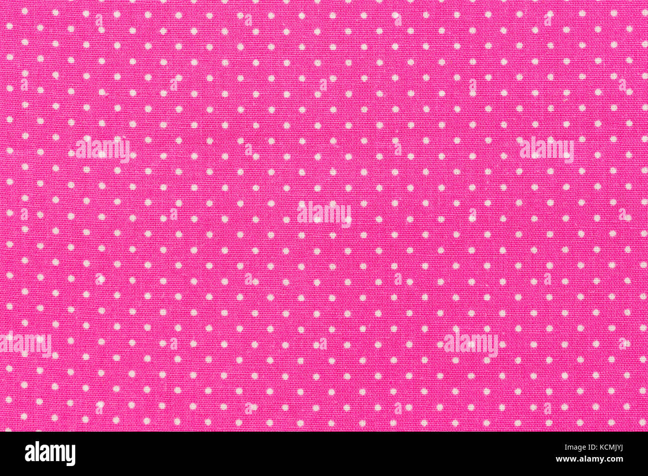 Rose carreaux motif mignon avec points blancs. Banque D'Images
