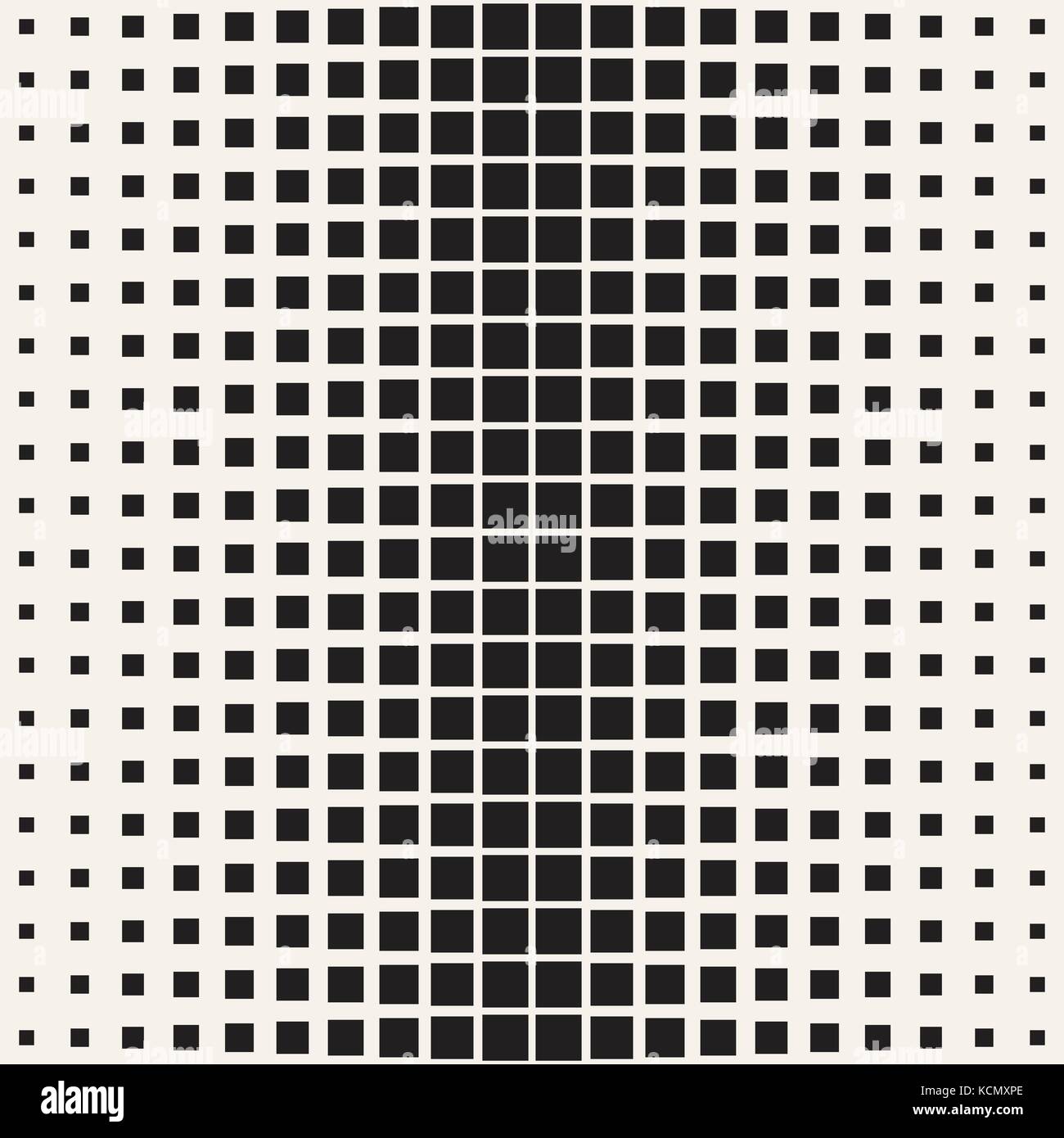 Vector pattern géométrique transparente. répétant carreaux. demi-teinte monochrome grille. Des formes simples lattice Illustration de Vecteur