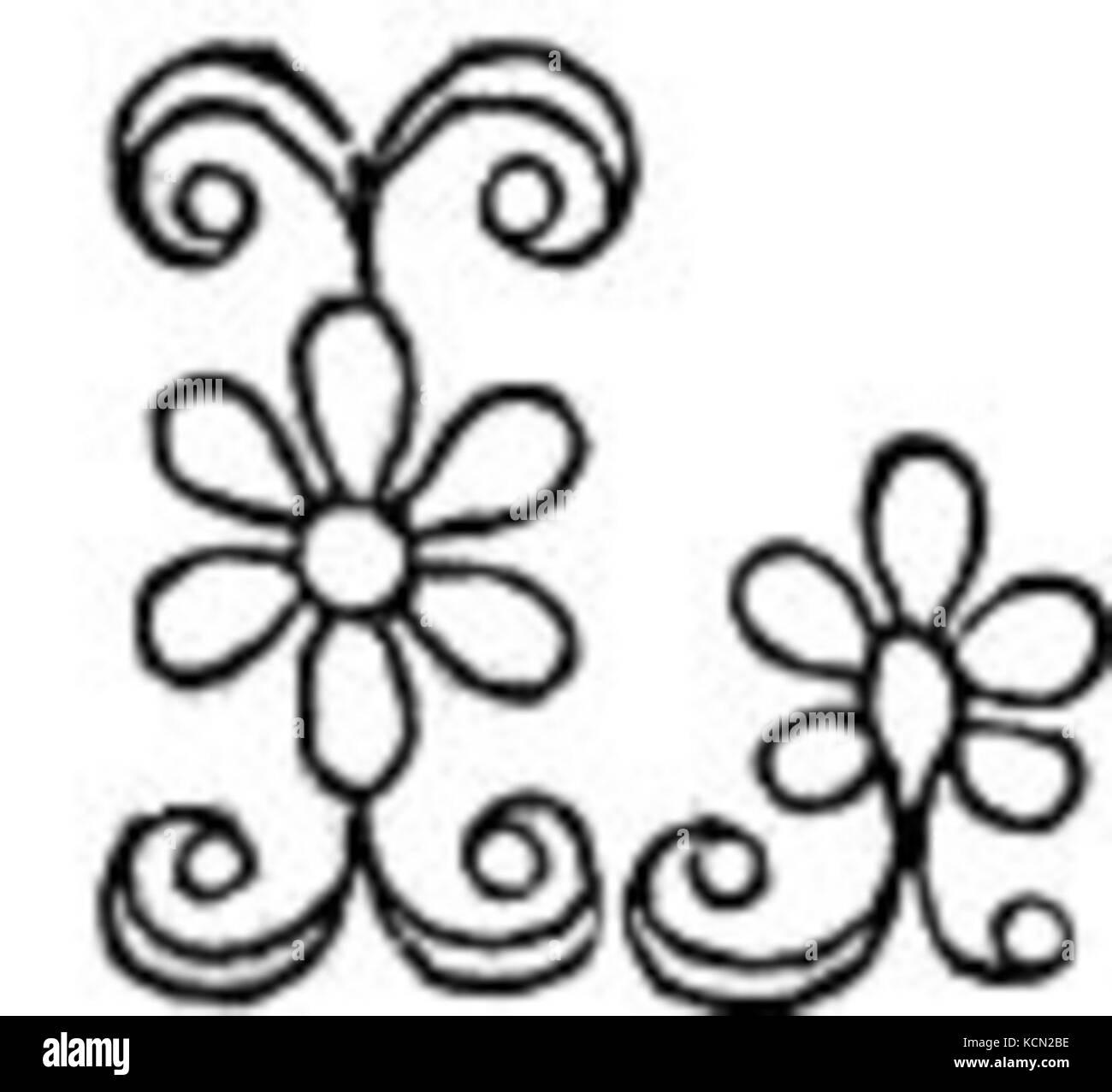 Cette image comporte une lettre ornementale « l », mettant en valeur un design complexe et une calligraphie. Ces lettres décoratives étaient populaires dans les manuscrits historiques et la typographie, souvent utilisées pour les titres ou les mots initiaux dans les textes. Banque D'Images