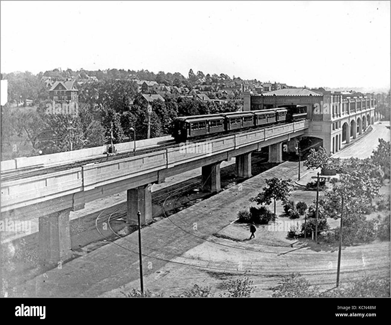 El 1910 Forest Hills Banque D'Images