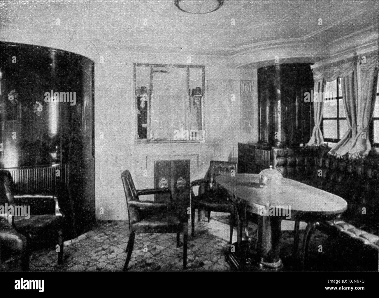 George Washington Dampfer kabine Banque D'Images