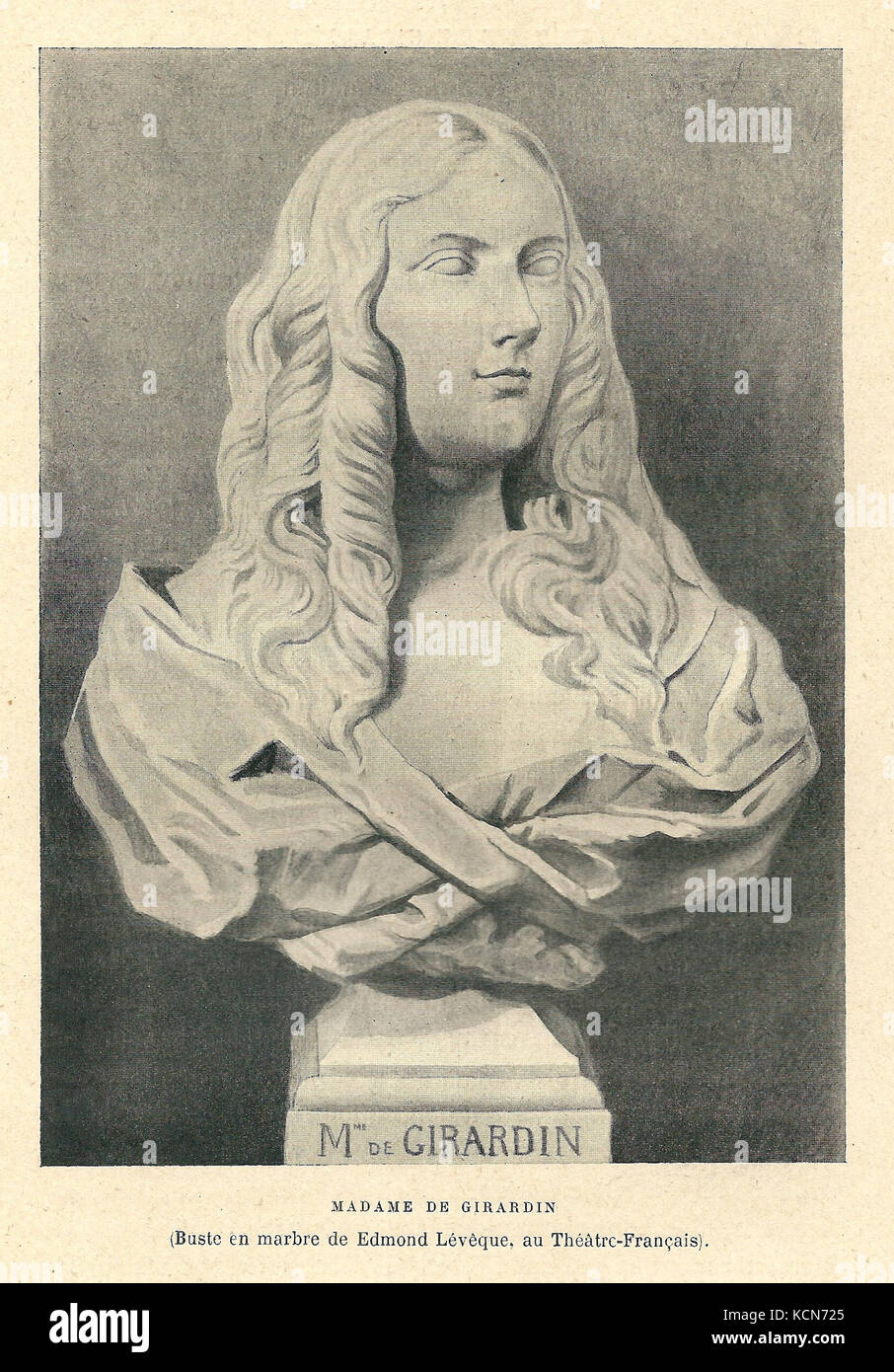 Delphine Gay-buste 03 Banque D'Images