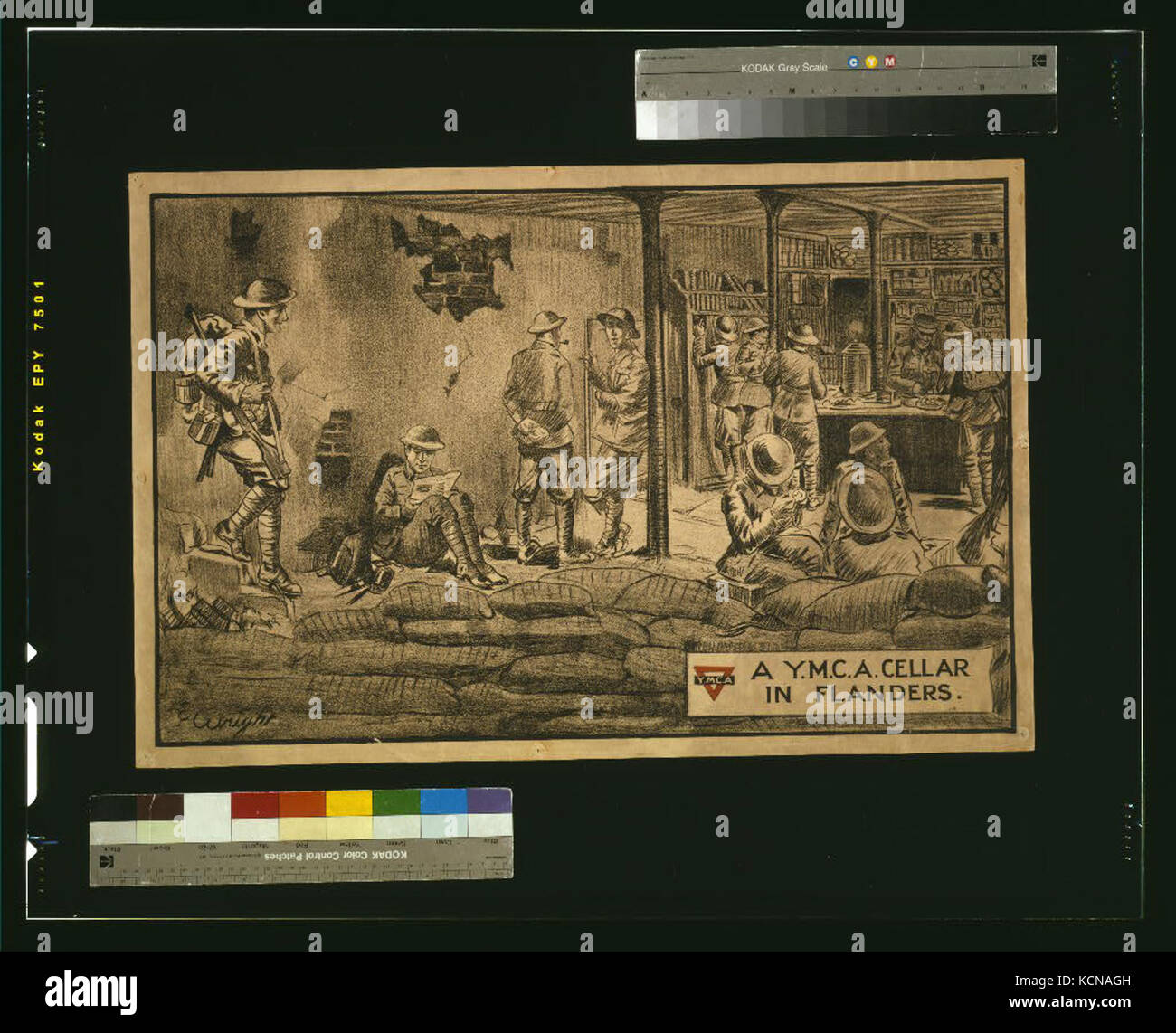 Y.M.C.A. une cave en Flandre RCAC2003675394 Banque D'Images
