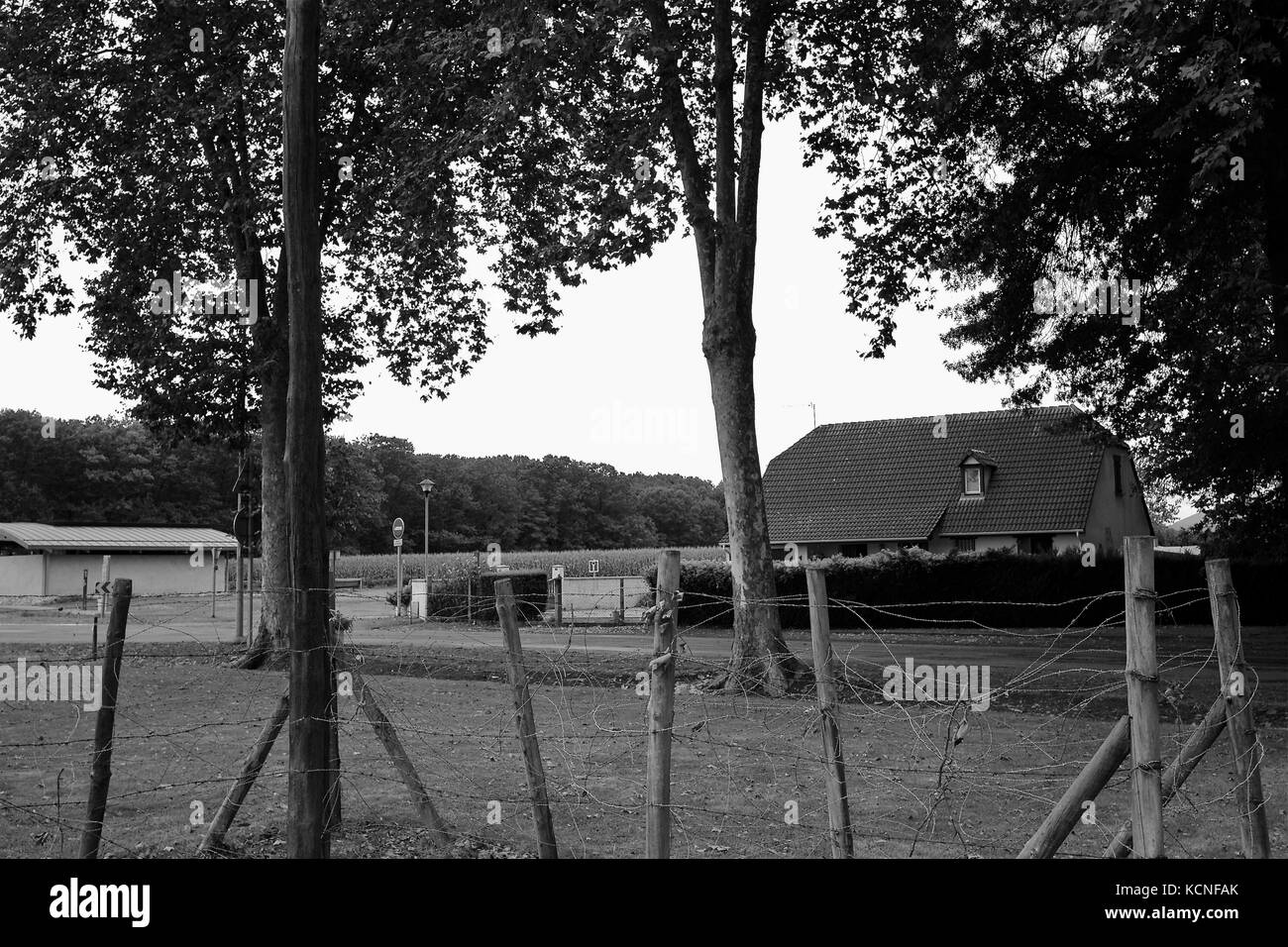 Gurs, les vestiges d'un camp d'internement français, Pyrénées-Atlantiques, France Banque D'Images