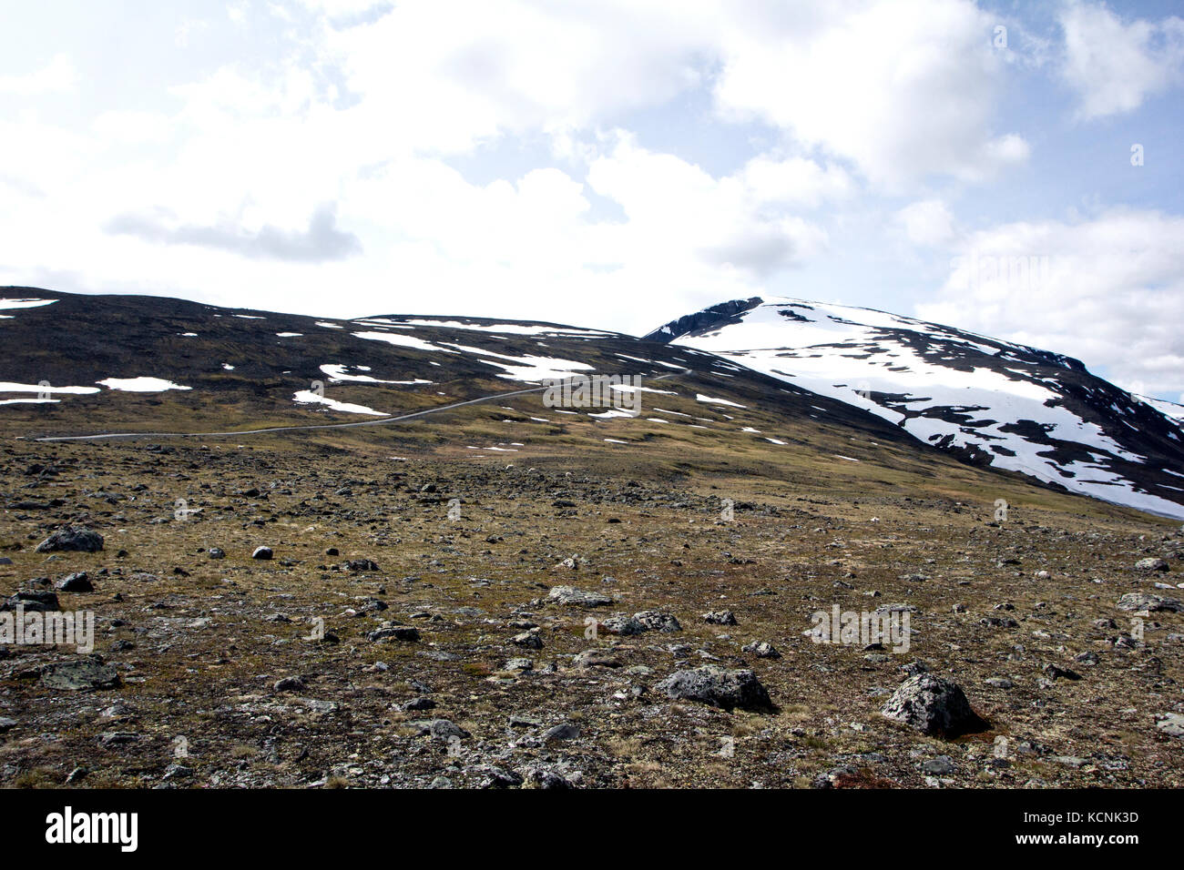 Vue sur le parc national de Jotunheimen, en Norvège, le printemps Banque D'Images