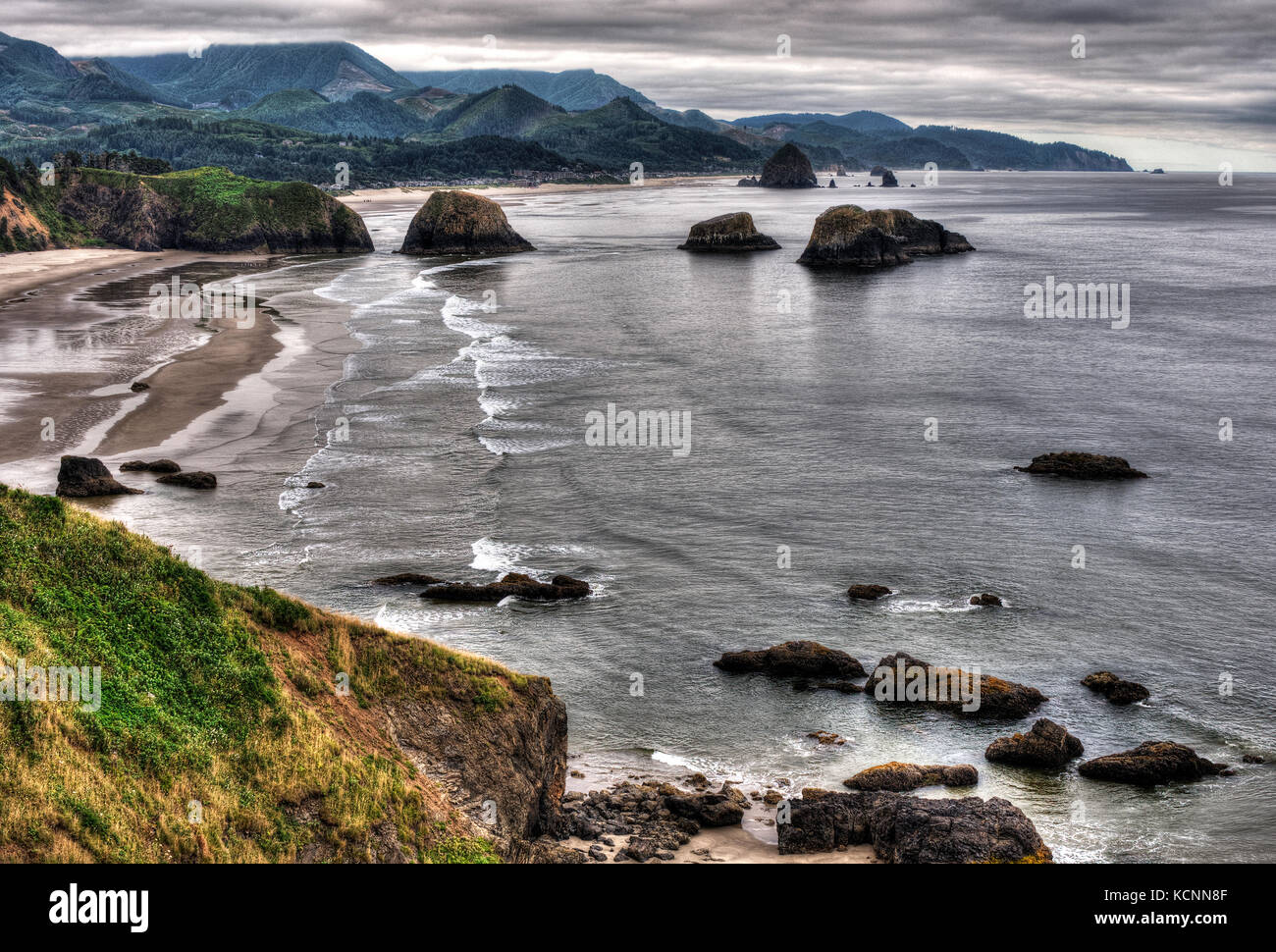 beach-at-ecola-state-park-banque-de-photographies-et-d-images-haute