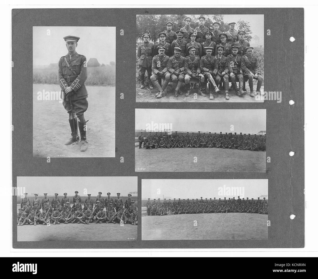 Les photographies de guerre officiel (BL l.r.233.b.57.v1 f071r) Banque D'Images