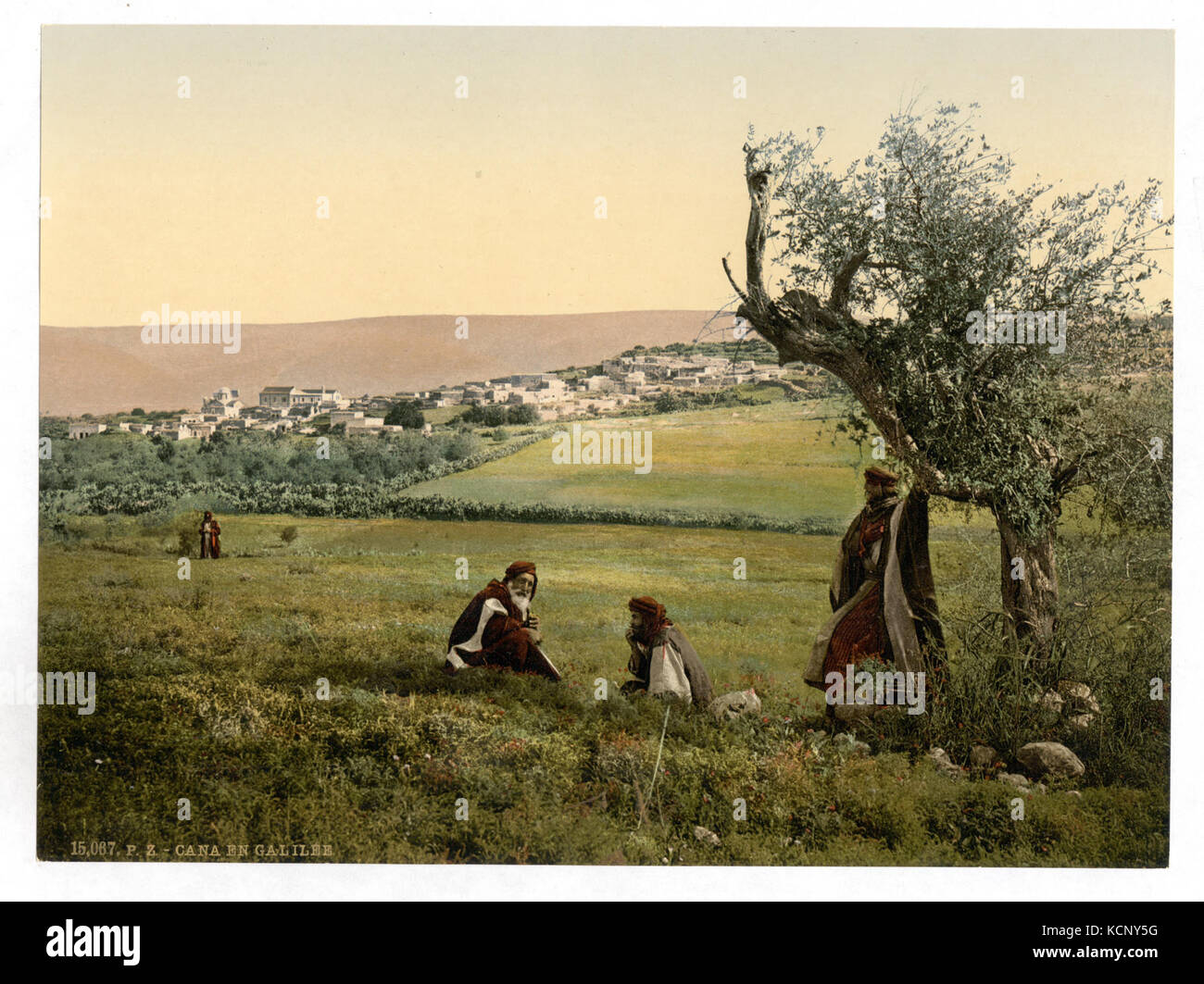 Vue générale, de Cana en Galilée, terre sainte RCAC2002724974 Banque D'Images