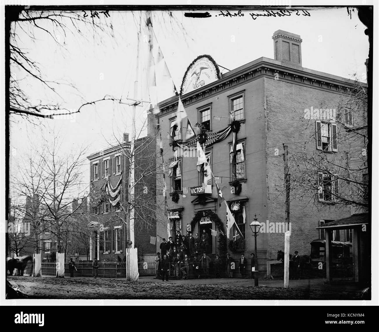 Bâtiment de l'habillement américain Ministère 03640v Banque D'Images