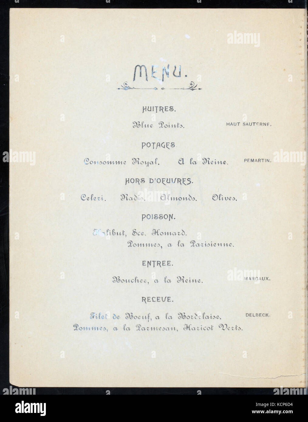 Huitième Banquet annuel (tenue par la vieille garde) ALBANY ZOUAVE CADETS (at) FORT ORANGE CLUB (NYPL Hadès 2700394000001772) Banque D'Images