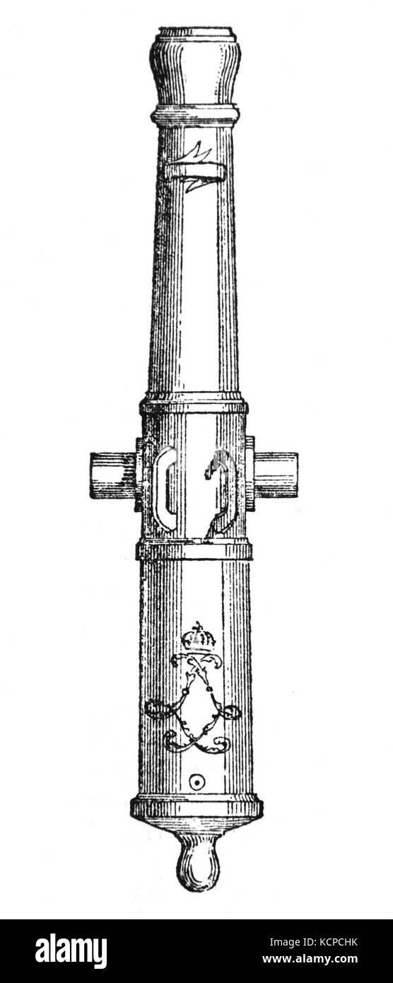 Canon de Gribeauval 16 pour les sièges avant 1923 Banque D'Images