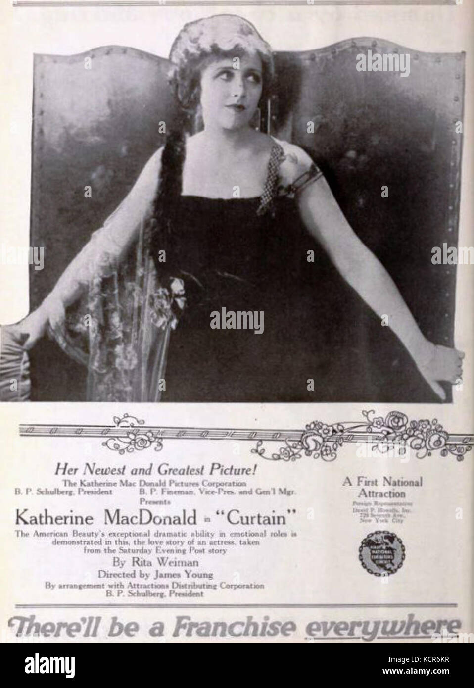 (1920) 2 Rideau Banque D'Images