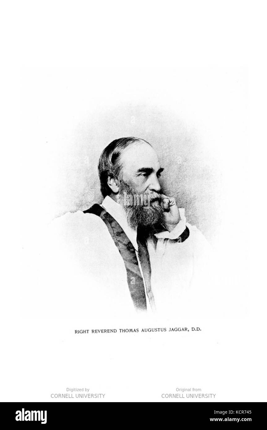 Mgr Thomas Auguste Jaggar Banque D'Images