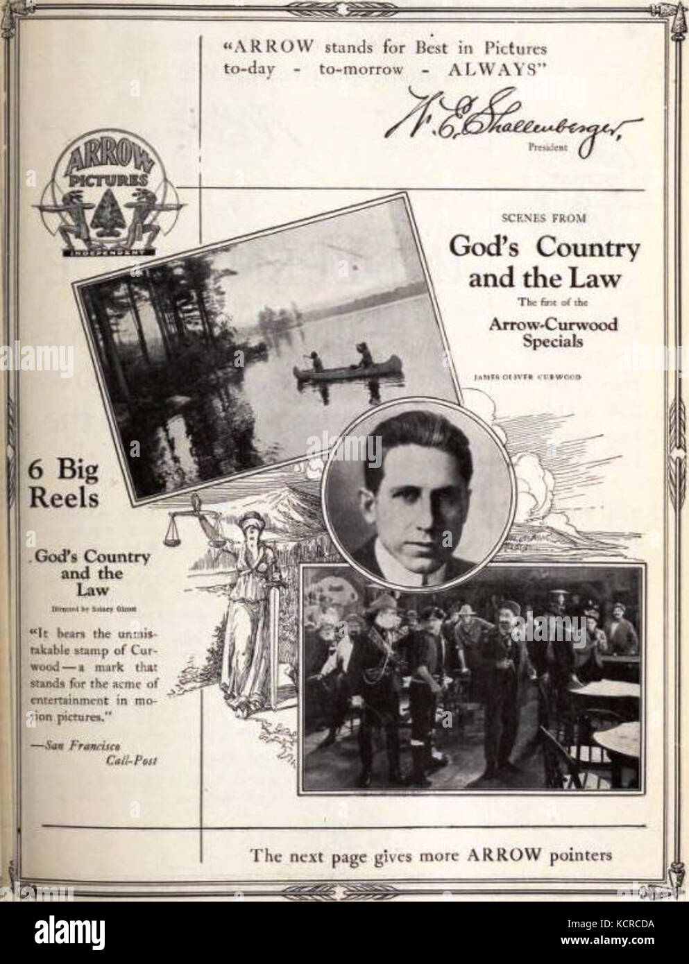 Le Pays de Dieu et la loi (1921) 8 Banque D'Images