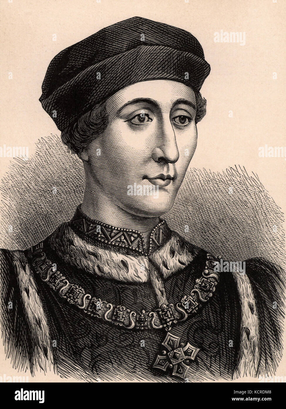 Henri VI, roi d'Angleterre à partir de 1422 Banque D'Images
