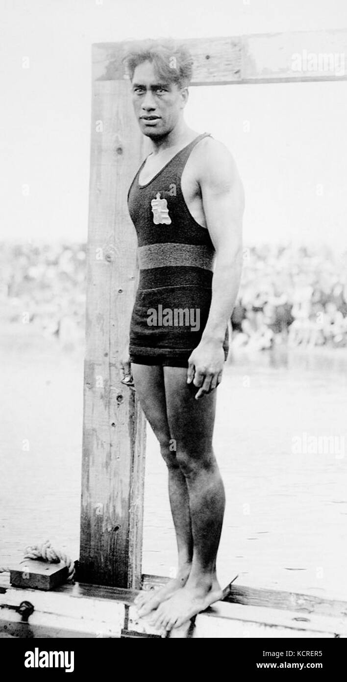 Duc Kahanamoku 1920b Banque D'Images