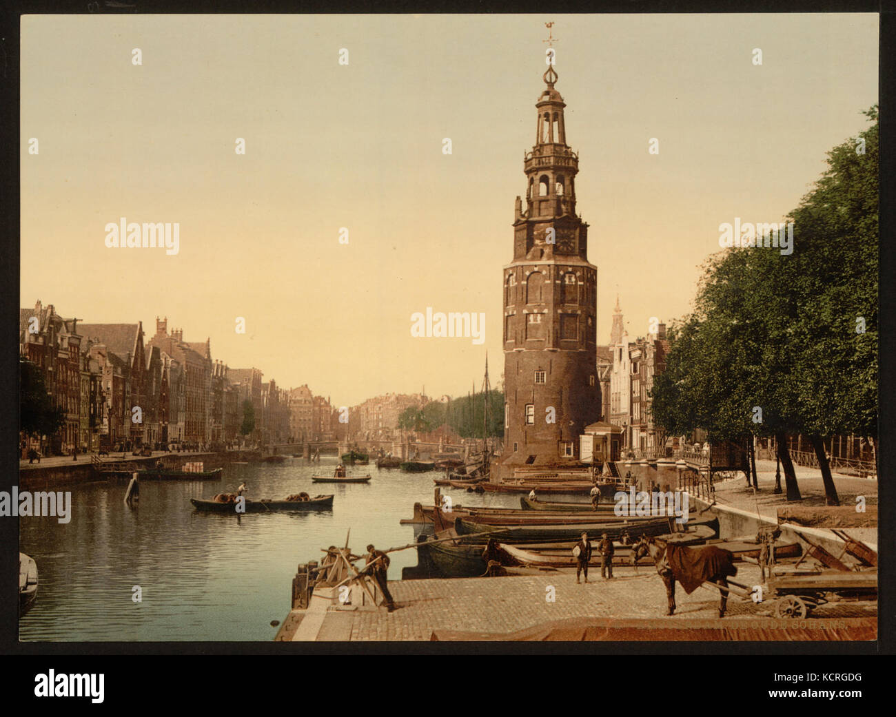 De Oude Schans, Amsterdam, Hollande RCAC2001698766 Banque D'Images