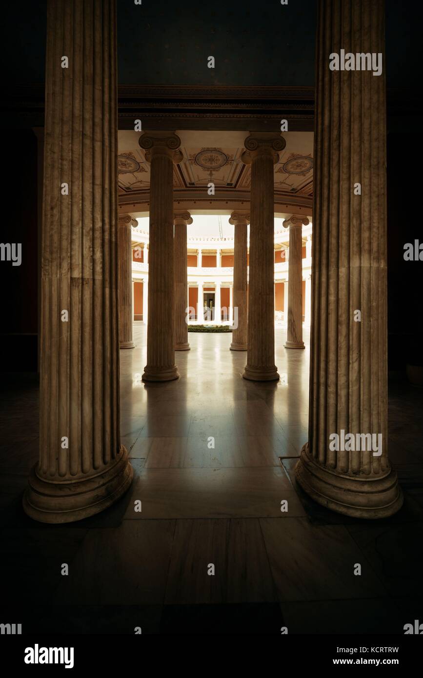 Athènes - sep 26 : Vue rapprochée de zappeion Hall le 26 septembre 2016 à Athènes, Grèce. Il est généralement utilisé pour les réunions officielles et privées un Banque D'Images
