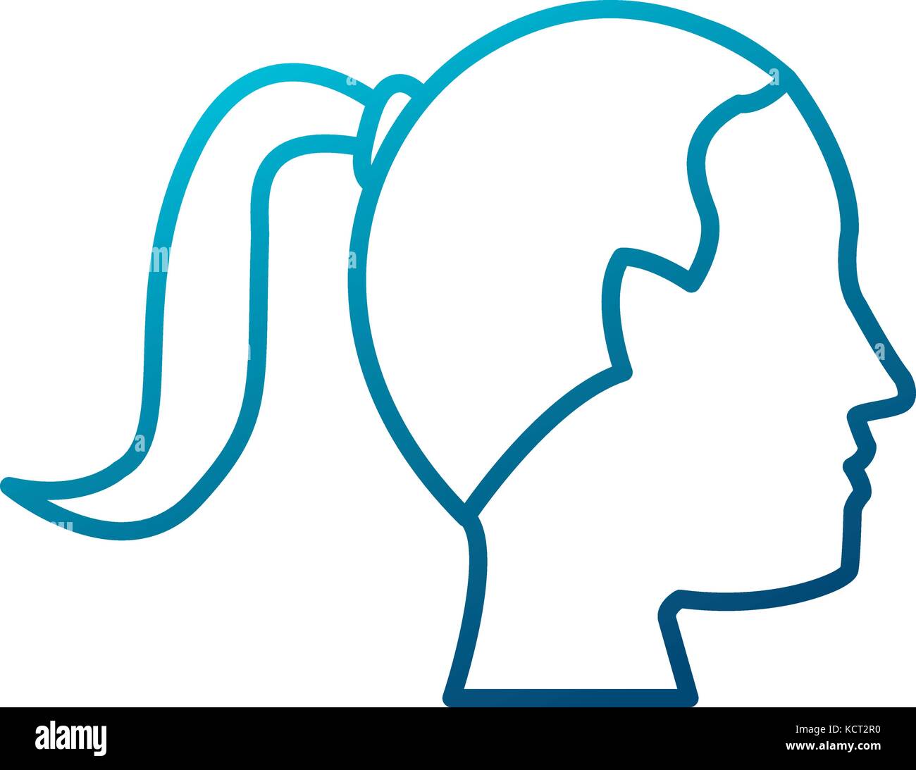 Femme chef d'ossature Illustration de Vecteur