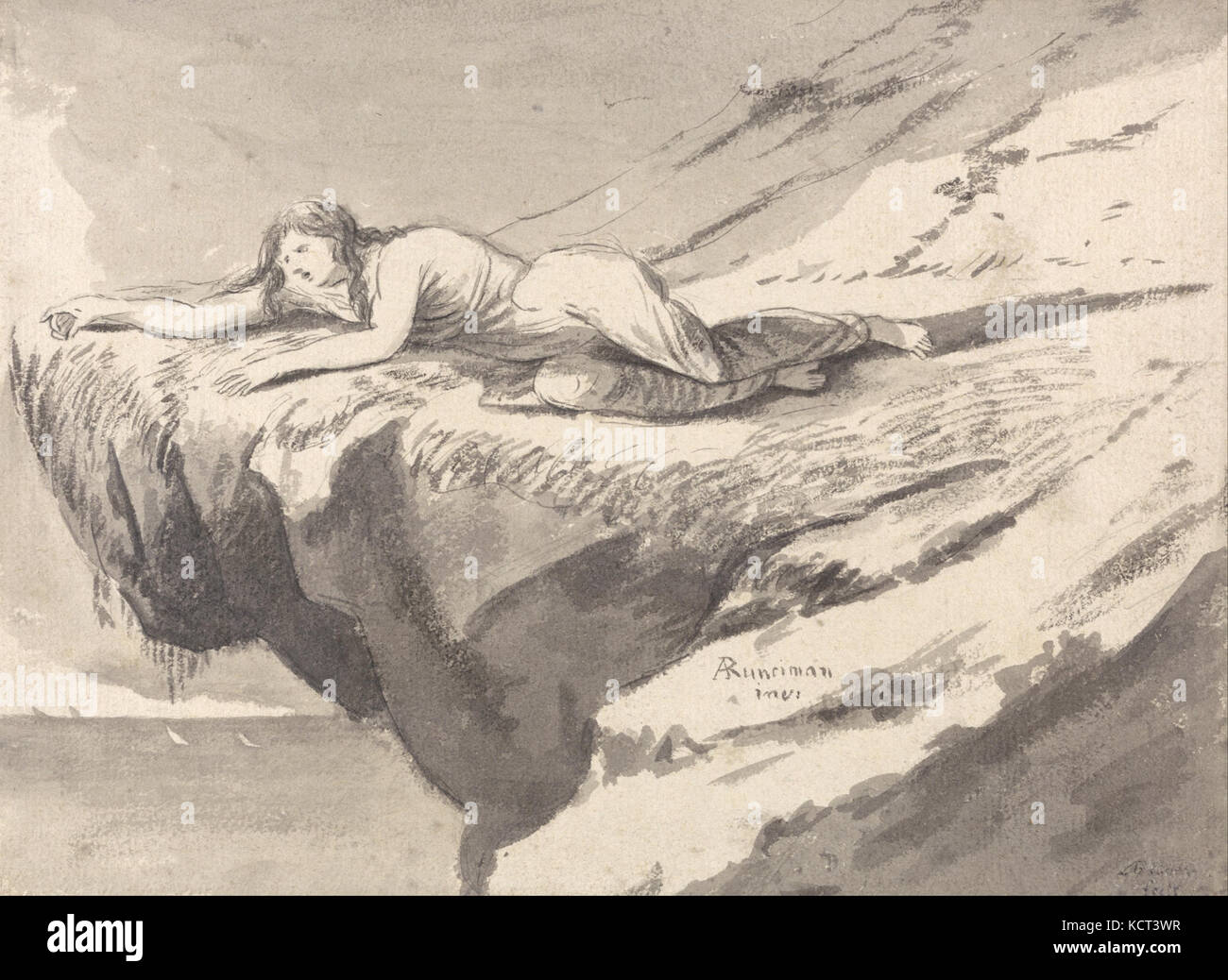 Ariane est un personnage de la mythologie grecque, souvent associé au labyrinthe et au Minotaure. Elle a joué un rôle central en aidant Thésée à naviguer dans le labyrinthe, mettant en valeur son importance dans les histoires grecques anciennes. Banque D'Images