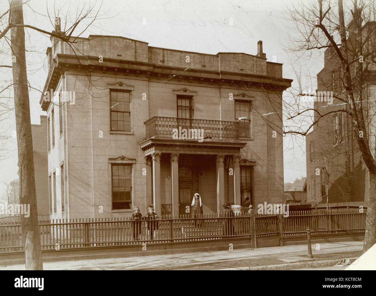 George P. Strong Résidence. 1003 Avenue de la garnison du Nord. Février 1910 Banque D'Images