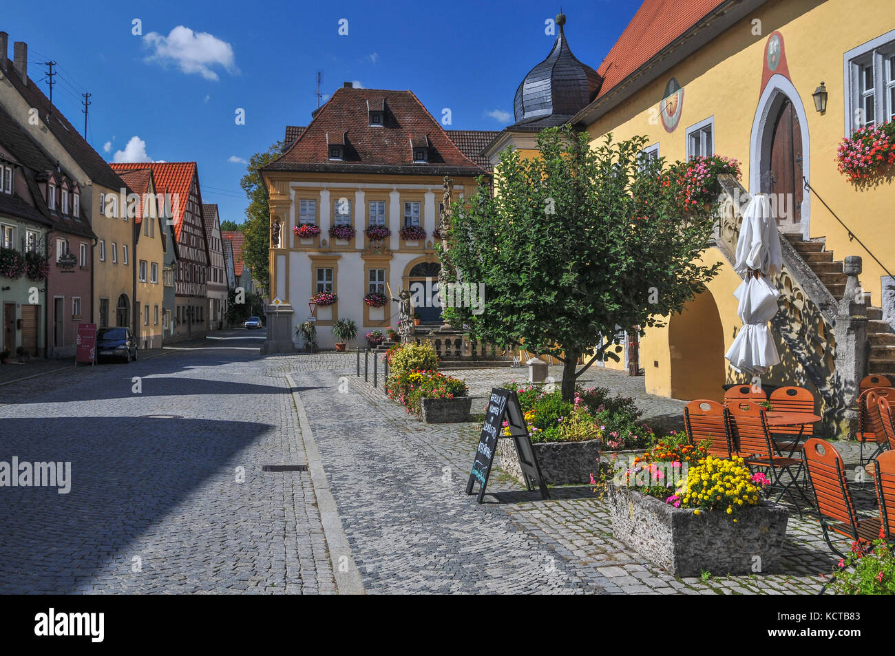 Frickenhausen, Franconia, Allemagne Banque D'Images