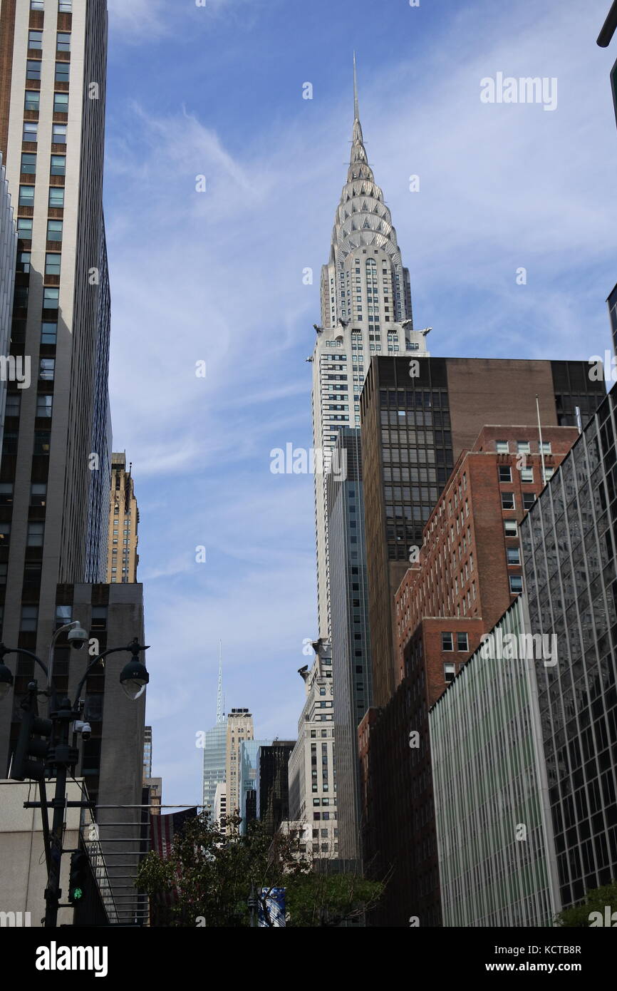 Le Chrysler building, new york city Banque D'Images