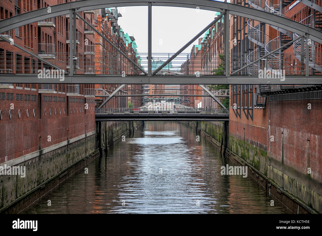 Speicherstadt, Hambourg, Allemagne Banque D'Images