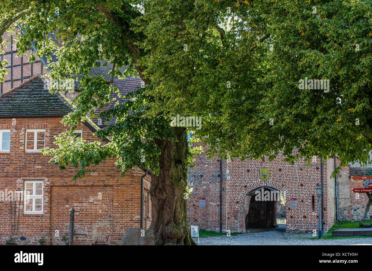 Château Stargard, Mecklenburg-Vorpommern, Allemagne Banque D'Images