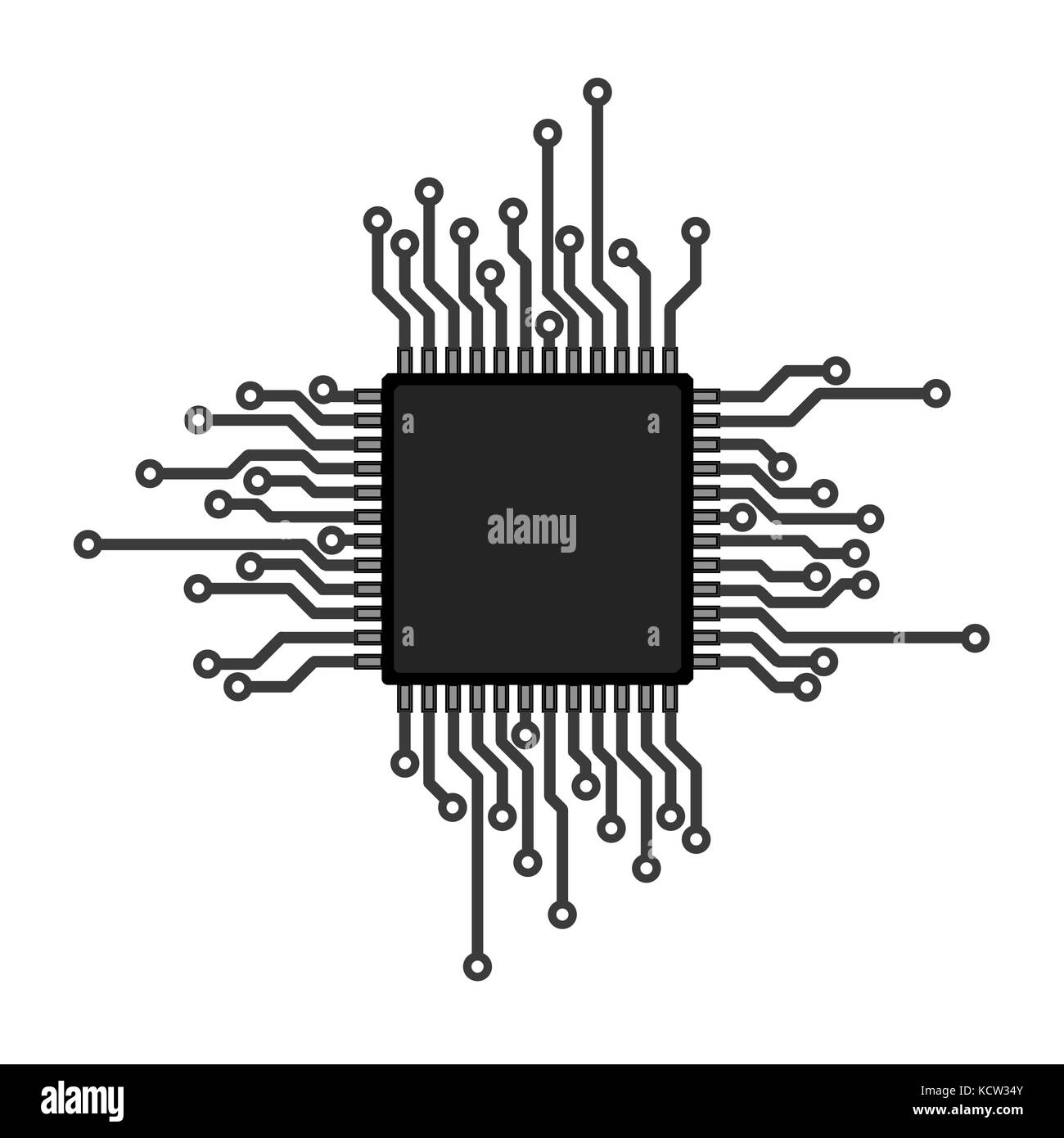 Gris Noir puce. logo graphique. vector illustration Illustration de Vecteur