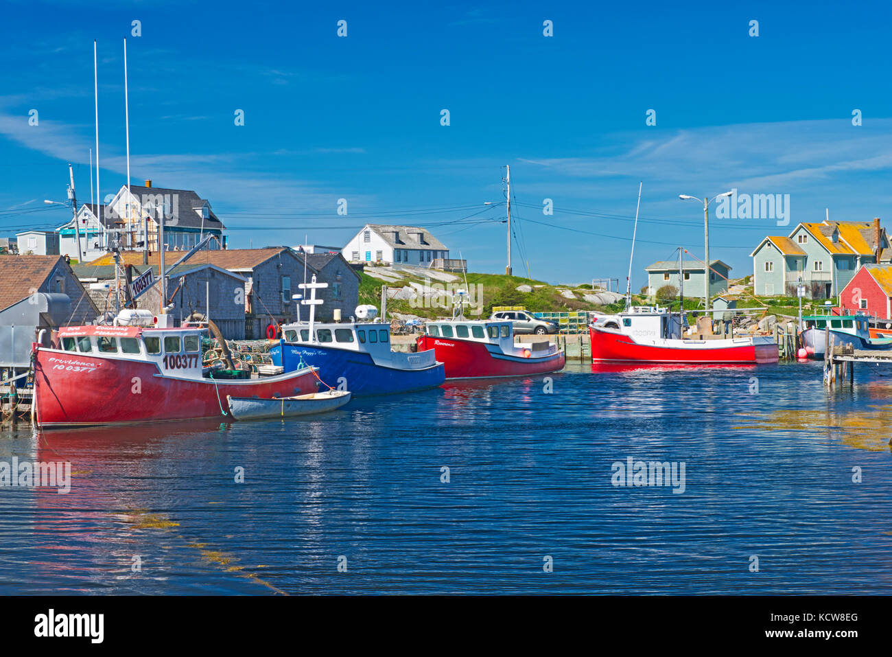 Village de pêcheurs historique de Peggy's Cove, Peggy's Cove, Nouvelle-Écosse, Canada Banque D'Images