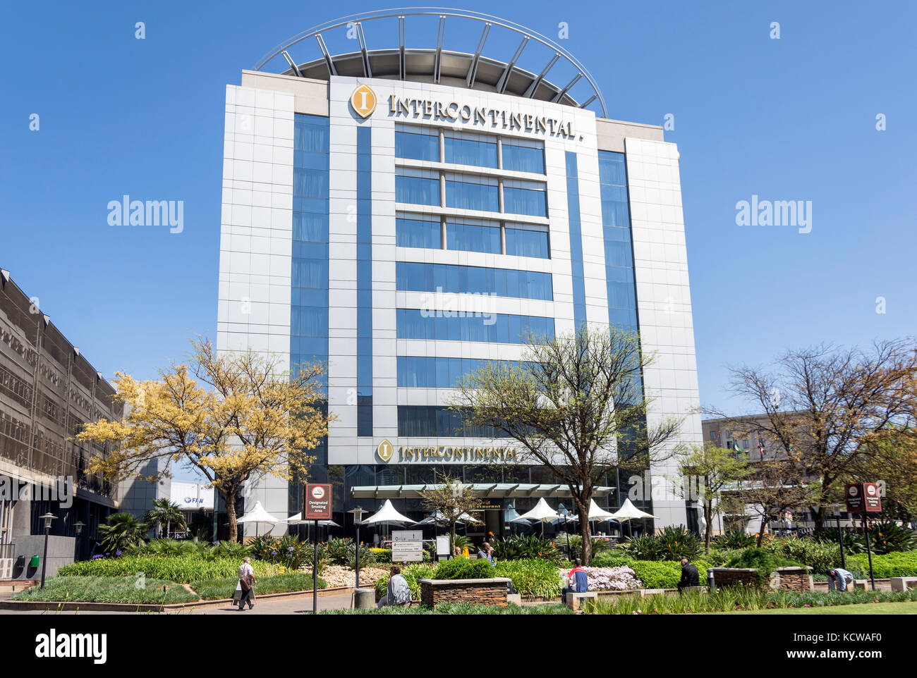 Intercontinental Hotel à l'aéroport international OR Tambo, Kempton Park, Johannesburg, la Province de Gauteng, Afrique du Sud Banque D'Images