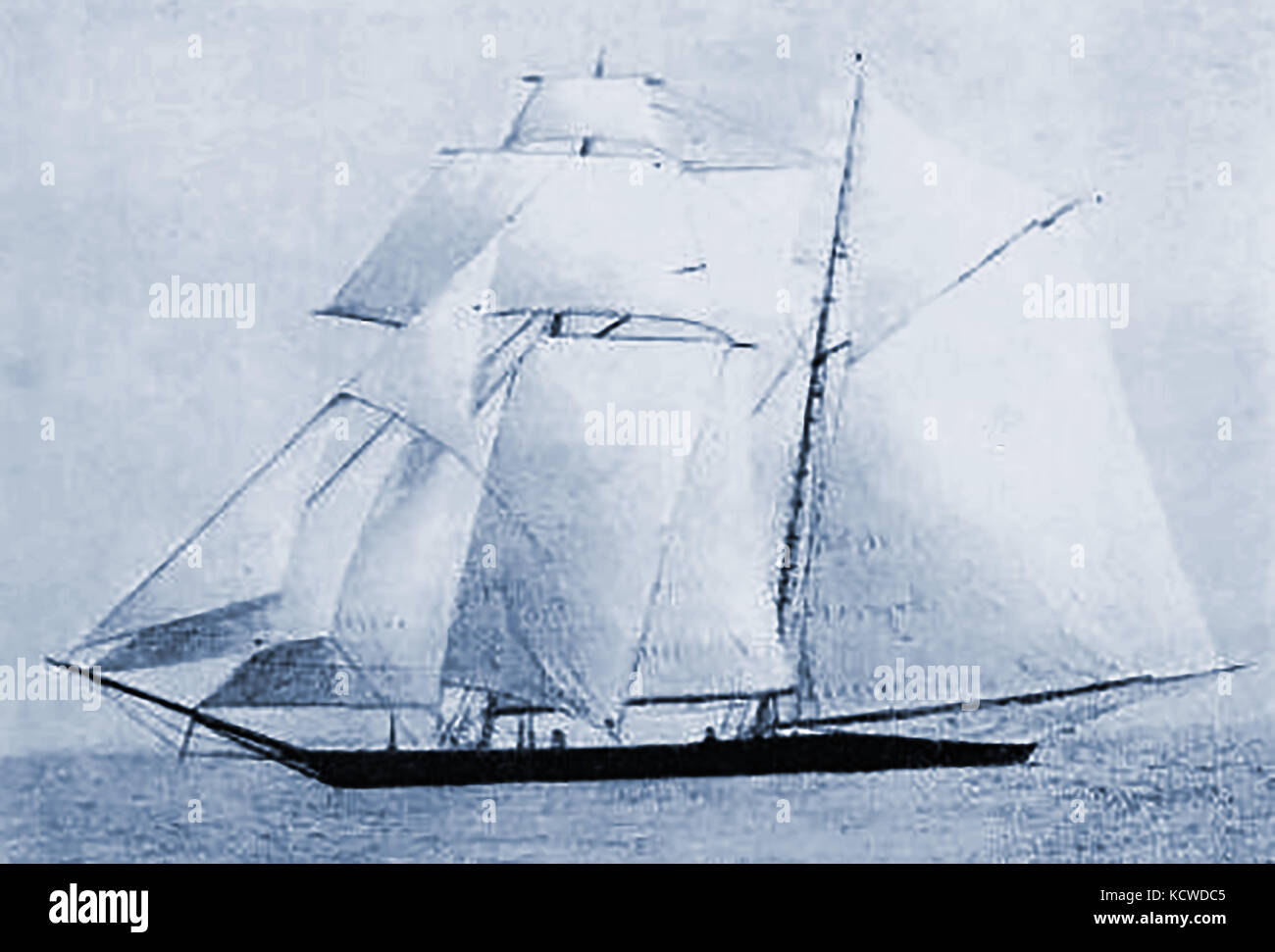 La 223 tonne hermaphrodites Brig DIOMEDE construit en 1809 USA Salem