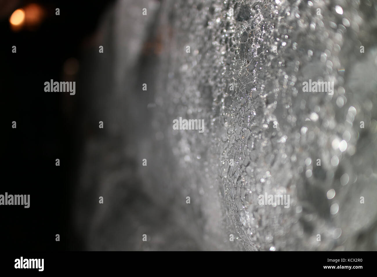 Des modèles créés à partir de quand la glace formée. Banque D'Images