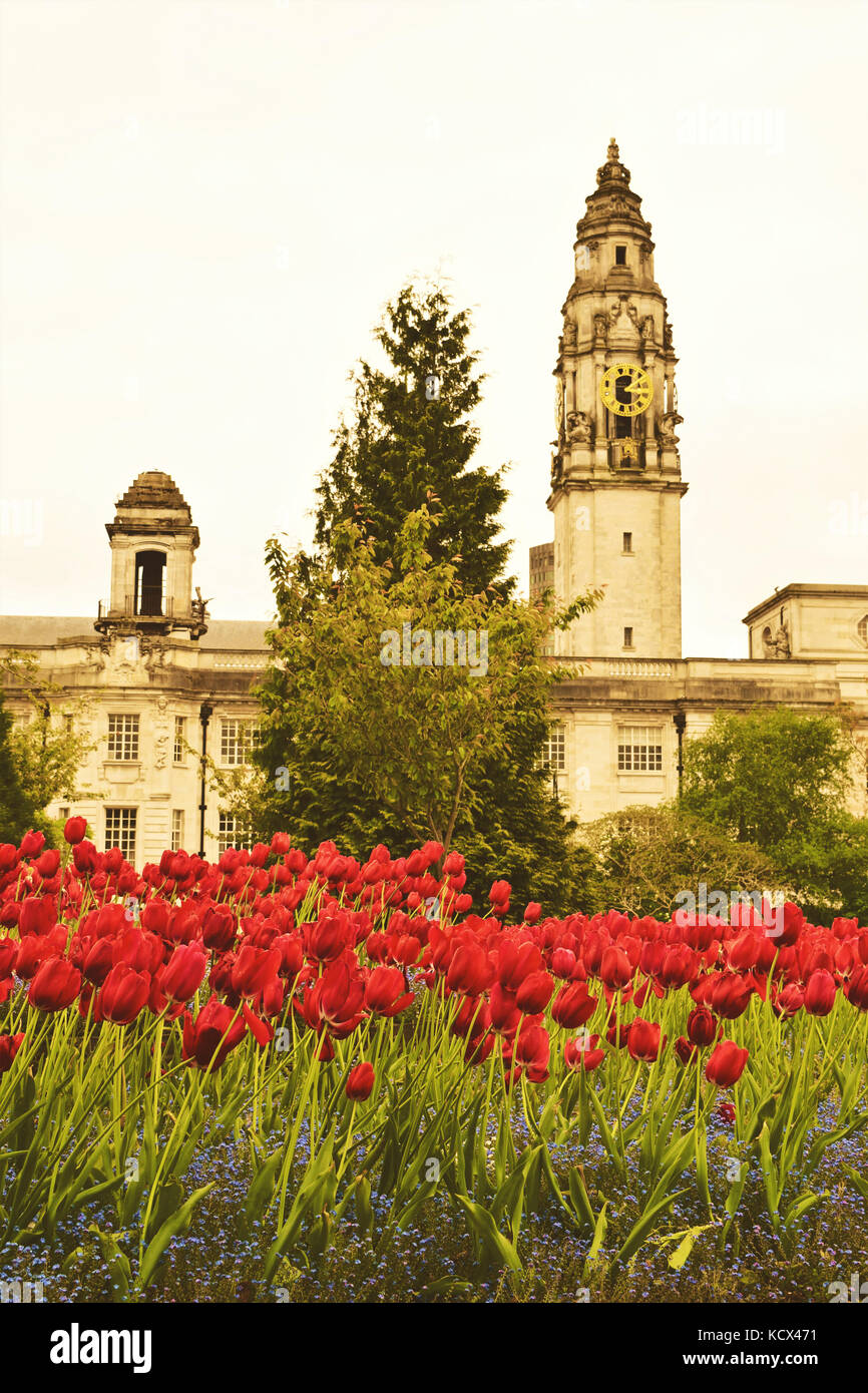 Cardiff Banque D'Images