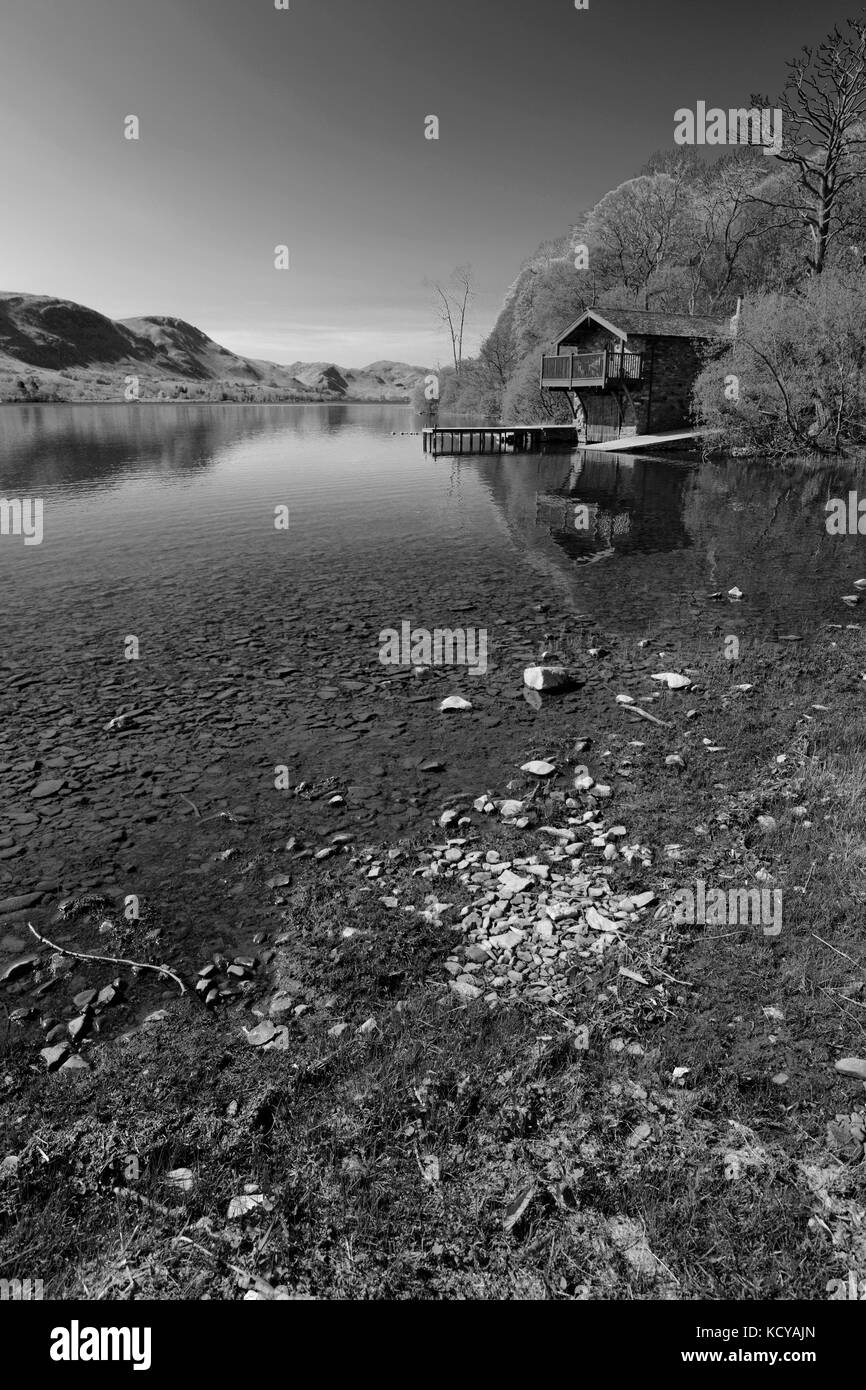 Printemps, le duc de Portland à bateaux sur Ullswater, Parc National de Lake District, Cumbria, England, UK Banque D'Images