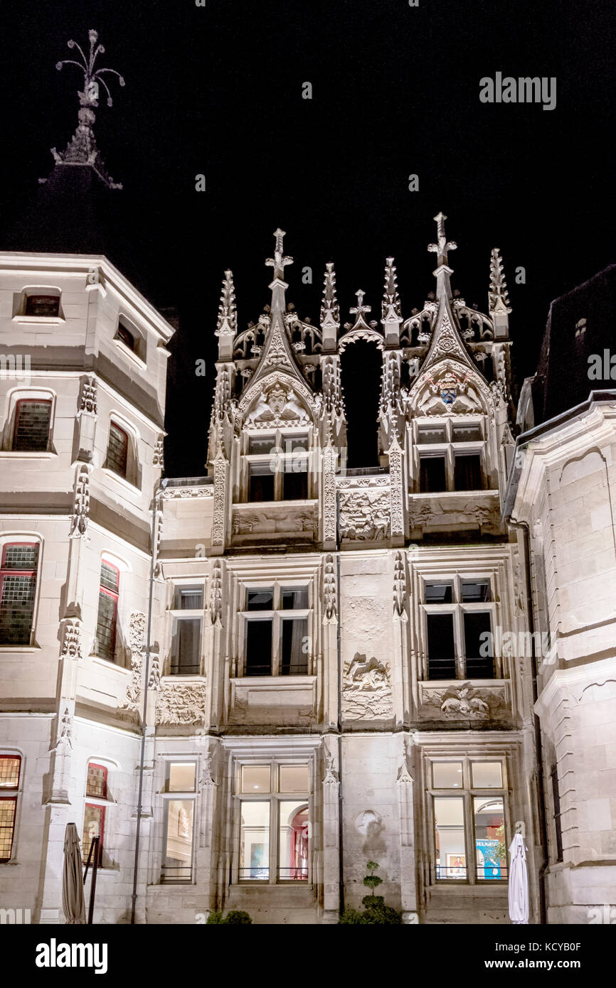 Rouen (France) : L'hôtel de Bourgtheroulde, Normandie, France, Europe Banque D'Images
