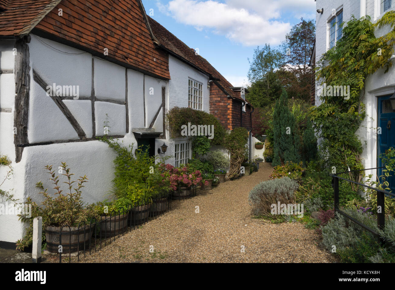 Le joli village de Shere à Surrey, UK Banque D'Images