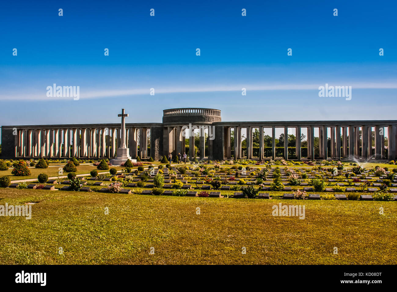 Htauk Kyant War Memorial Cemetery, Yangon, Myanmar Banque D'Images