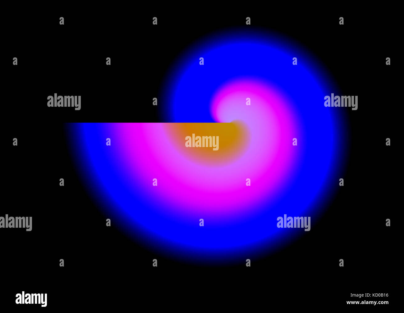 Résumé mathématique Fibonacci numbers, symbole de la nature, les mathématiques ; symbole mathématique ; nature ; nombre ; cercle ; recroquevillé Banque D'Images