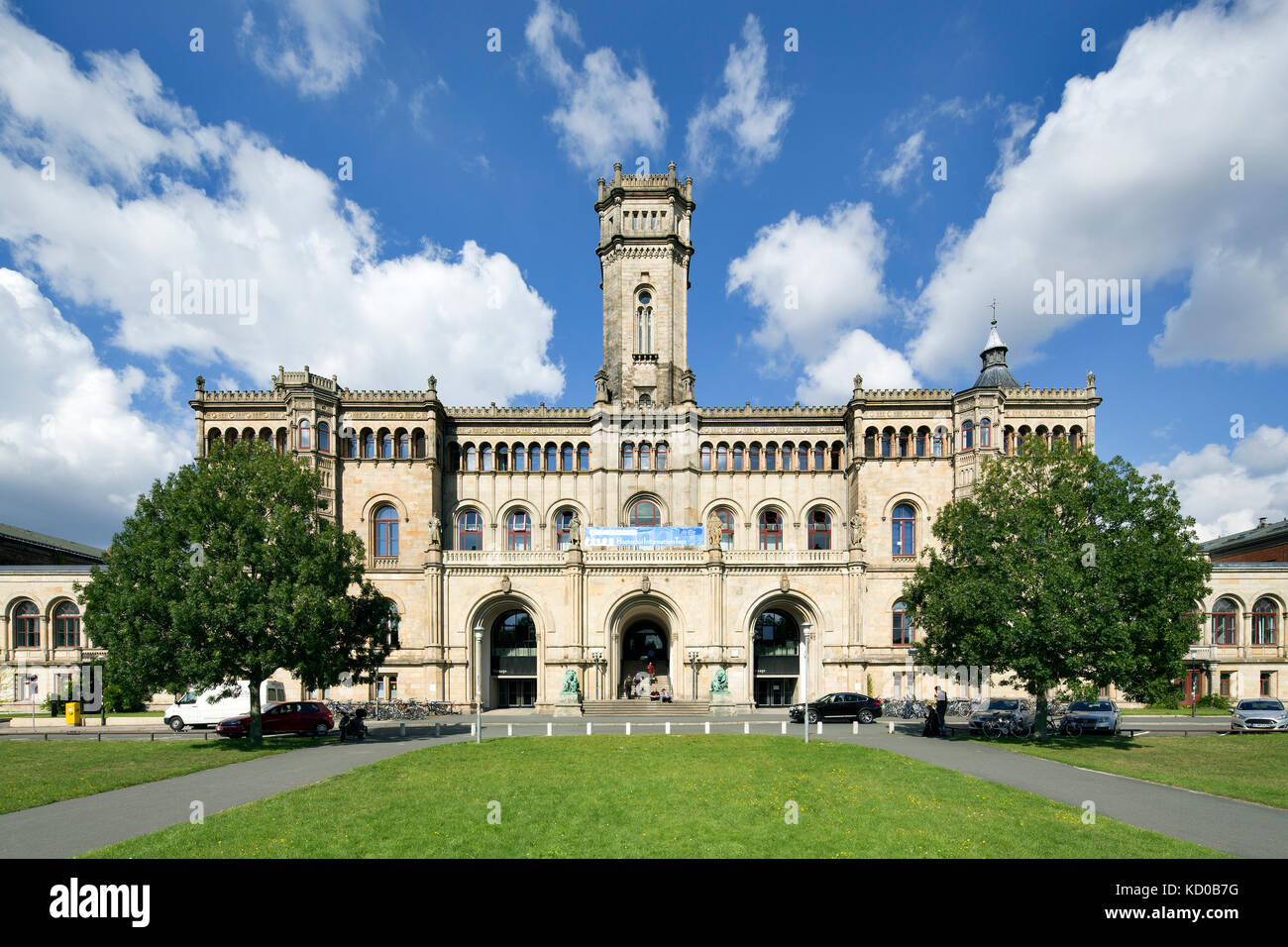 L'université leibniz de Hanovre, Basse-Saxe, Allemagne Banque D'Images