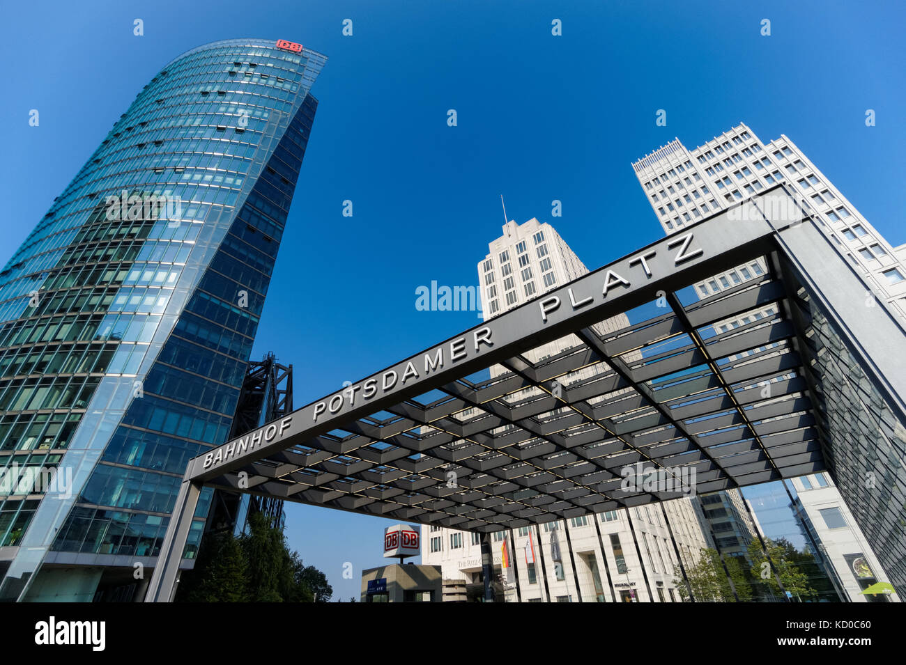 La Potsdamer Platz à Berlin, Allemagne Banque D'Images