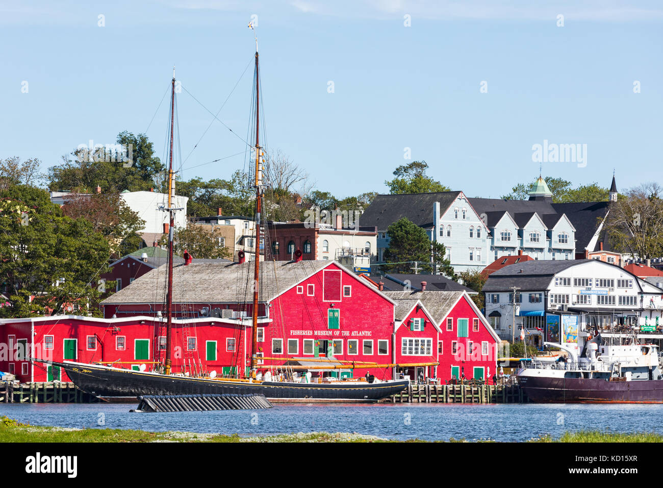 Musée des pêches de l'Atlantique, Lunenburg, Nova Scotia, canada Banque D'Images