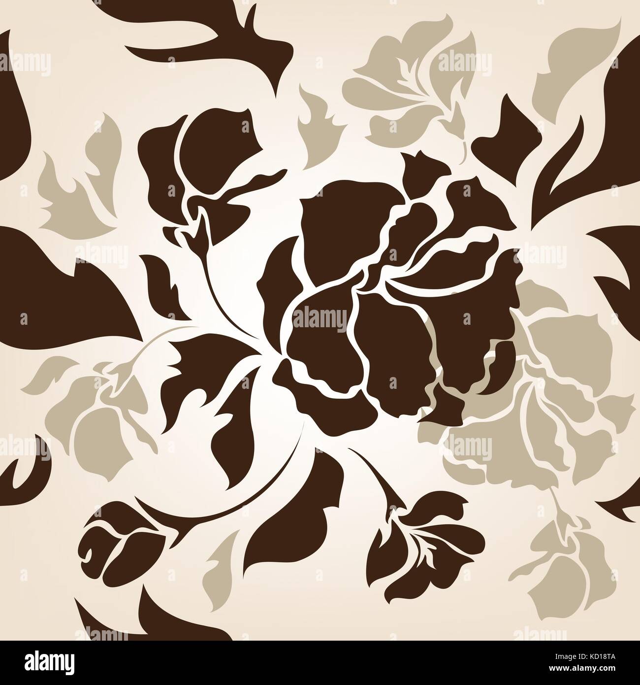 Seamless floral background Illustration de Vecteur