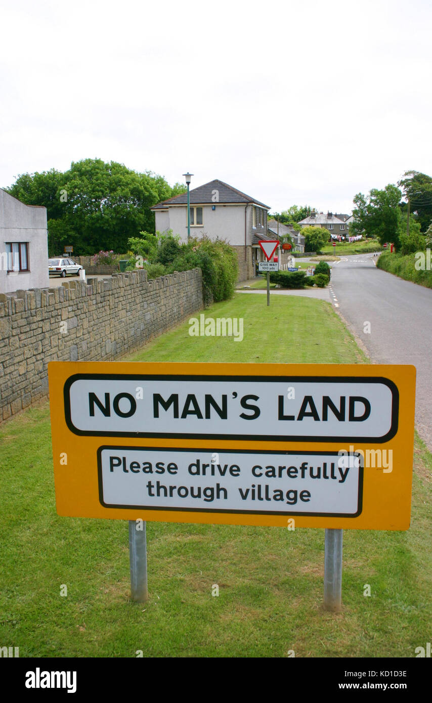 No mans land connexion cornwal, UK Banque D'Images