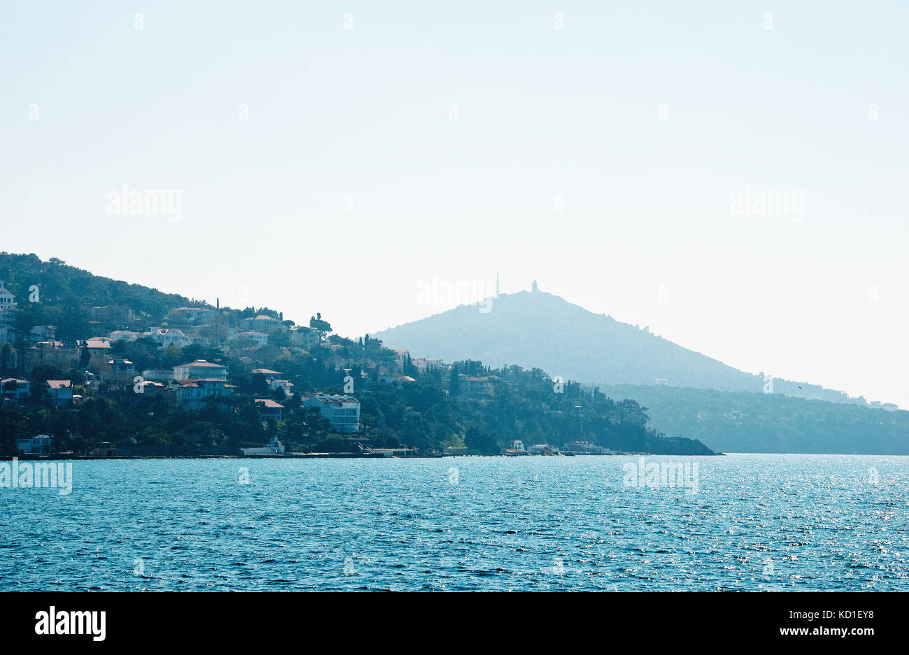 Îles du prince, vu de la mer de Marmara. Istanbul, Turquie Banque D'Images